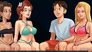 College babes spin bottle for dick