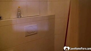 Blonde beauty in shower, pleasuring herself quietly? Watch now!