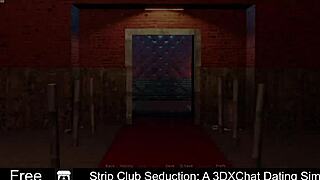 Strip club seduction in 3DXChat dating sim