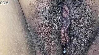 Orgasm from dildo in big pussy