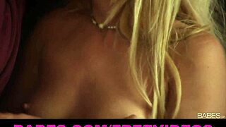 Natural Blonde Bombshell Rides to Orgasm
