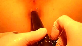 that deep anal dildo hammering looks so brutal and extreme