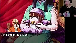 Goku explores Chi-Chi's pussy in uncensored Kamesutra hentai