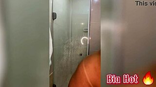 bia says, 'i'm shaving my pussy for you, watch me masturbate'