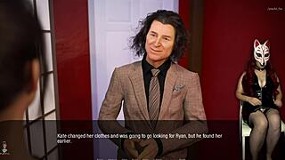 Kate's big tits in secretary roleplay!