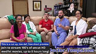 Aria Nicole's yearly physical in Tampa.