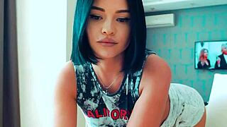 oh, this latina slut in cosplay and lingerie on webcam is irresistible