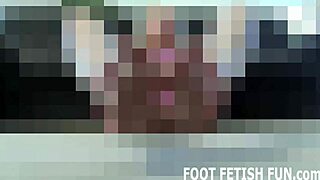 it gets me hot when you play with my feet in femdom pov