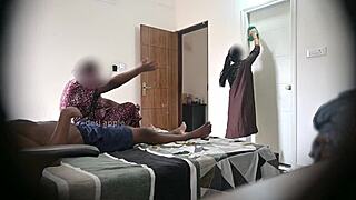 flashing my dick to two maids during hotel massage, wild stuff! 😜