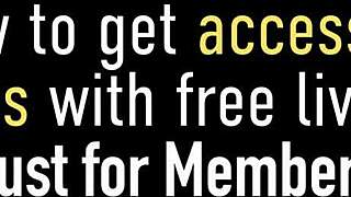 Penny Pax kneels for Alex Legend's facial 😏