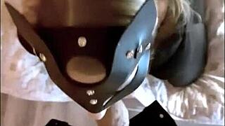 Blonde Sucks Big Cock Despite Small Tits