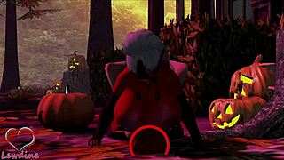 Happy Halloween With Big Tits And Monster Cock!