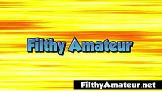 Can you believe this bbw teen 18+ sucking used condoms like a slut?