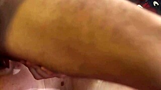 french amateur in satin panties gets deepthroat and doggy