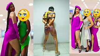 Slave Samantha DANCES while getting WHIPPED, HUMILIATED, and made to SING in BDSM bondage.