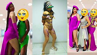 Slave Samantha DANCES while getting WHIPPED, HUMILIATED, and made to SING in BDSM bondage.