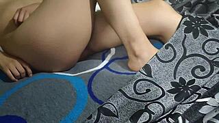 Indian latina teen screaming orgasm during homemade trip fuck!