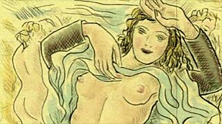 Vintage Erotic Cartoon Drawings Collection