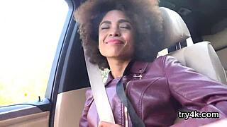 Erotic cutie gives pov blowjob and spreads twat for penetration, he whispers