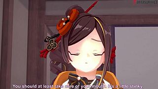 ब्लोजॉब फैंटेसी: चिओरी जेनशिन में स्टीमी चूसाई