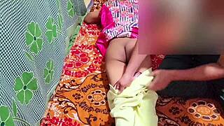 I lick desi girl pussy bent over for creampie