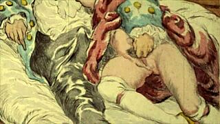 Vintage Erotic Cartoon Drawings Collection