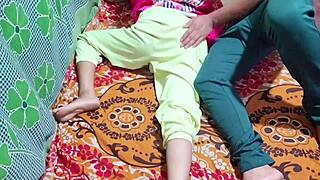 I lick desi girl pussy bent over for creampie