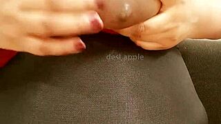 Indian Hyderabad Girl Plays With Big Tits!