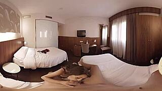 Vr porn brunette fucked in hotel room?
