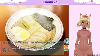 Vtuber lewdneko plays go go nippon and masturbates part 4