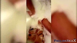 Girl Fucks Herself in Bathroom