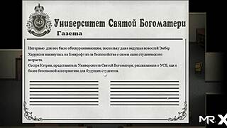 Can Mature Cartoon Slut Handle Toilet Lust in 3D Hentai Game?