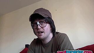 Cute Ebony Princess Sucks Nerds Cock