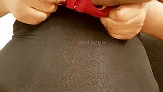 Indian Hyderabad Girl Plays With Big Tits!