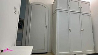 Beautiful brazilian slut milks dick with her ass in sheer outfit