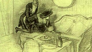 Look at this vintage erotic cartoon illustration