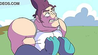 Çizgi Karakterler Powertrip Elbise Yırtmalı Aksiyon