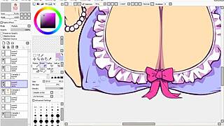 i'm drawing hentai speed part 3 with big tits flats and shading
