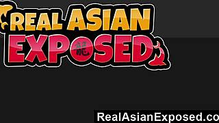 Realasianexposed - cutie takes a cock in the ass
