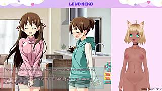 Vtuber lewdneko plays go go nippon and masturbates part 4