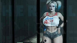 Harley with big tits ass cartoon big cock 3d anime sexy