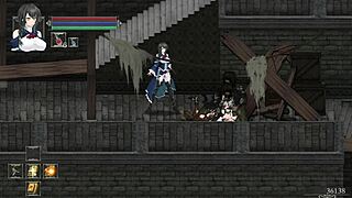 In the nightless area, the character explores slums and underground passage in night of r scenes part twelve