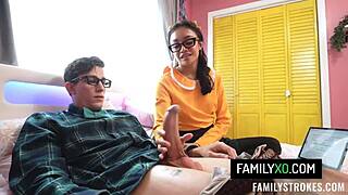 yo bro, wanna see me bang my nerdy asian stepsister hard?