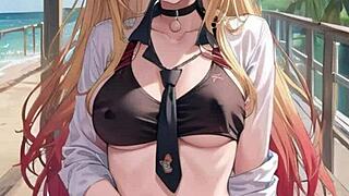 ai girls with big tits, 'want some hentai fun?'