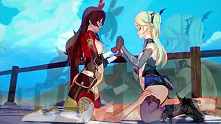 I Fantasize About Two Archer Girls In Genshin Impact Hentai