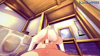 tsunade and naruto uzumaki in intense hentai sex