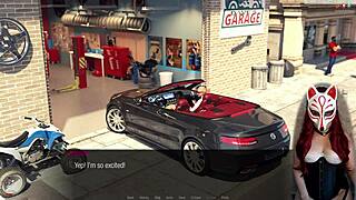 Jessica O'Neil's Hard News - Nasty Old Dude Gropes Her in See-Through Corset Outdoors