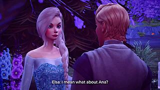 Elsa And Kristoff Have Public Sex In The Wild!