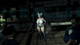 Harley with big tits ass cartoon big cock 3d anime sexy