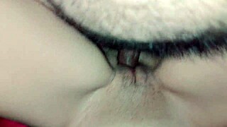 I filled that shaved pussy with my creampie